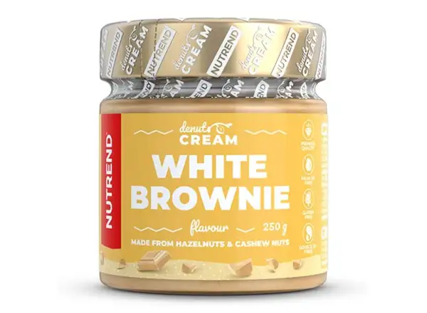 Nutrend Denuts Cream jemný ořechový krém 250 g white brownie