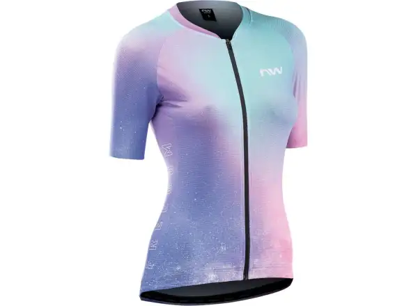 Northwave Freedom cyklistický dres dámský krátký rukáv Violet/Fuchsia