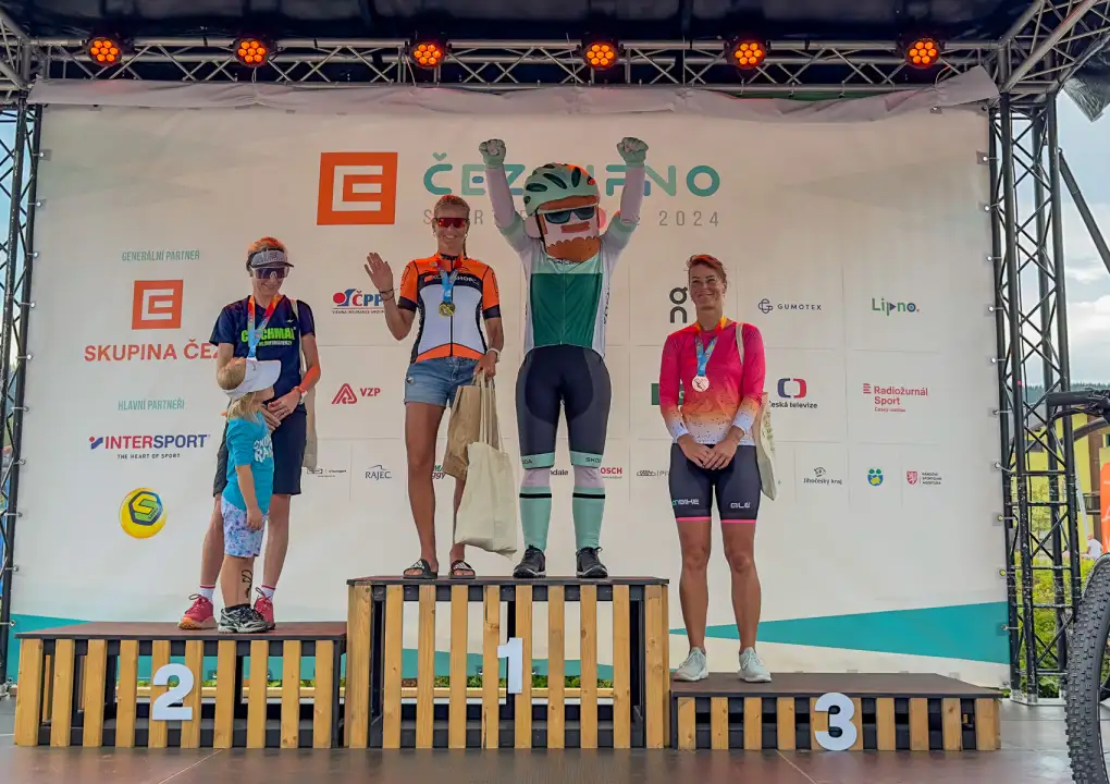 Cyklistický závod ČEZ Kolem Lipna pohledem Ivany Loubkové