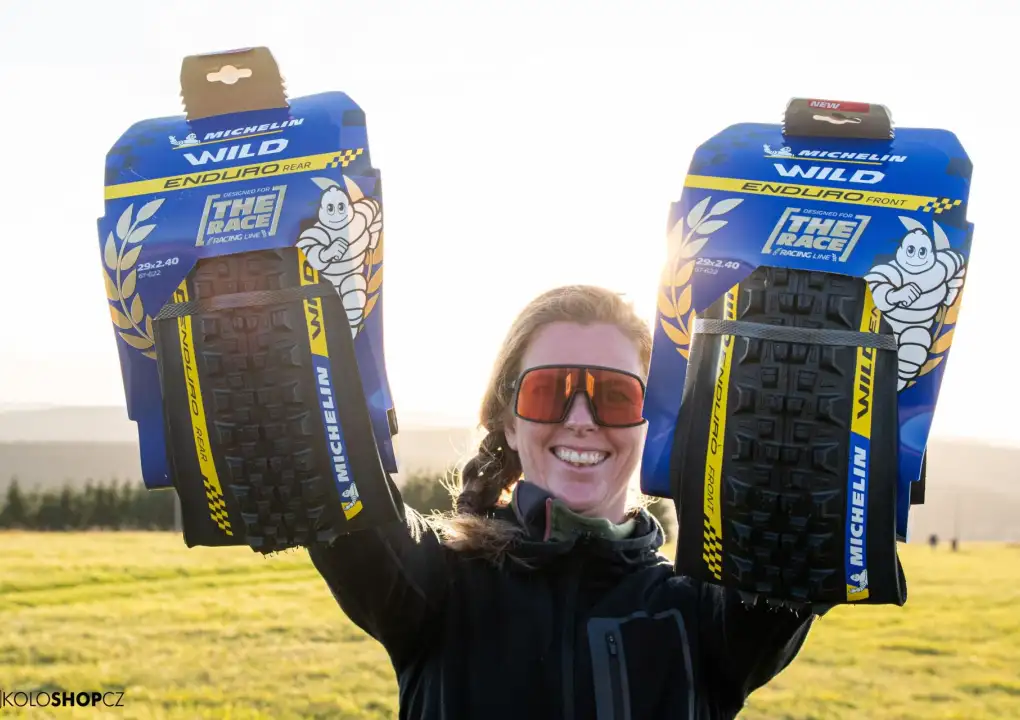 Ambasadorka Tereza testuje pláště Michelin Wild Enduro