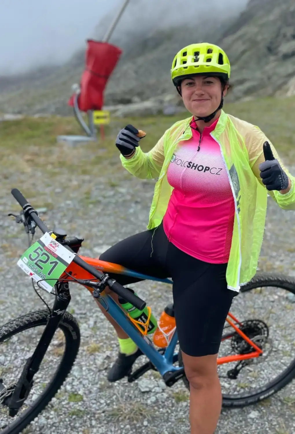 Laďka a Ischgl Iron Bike Marathon