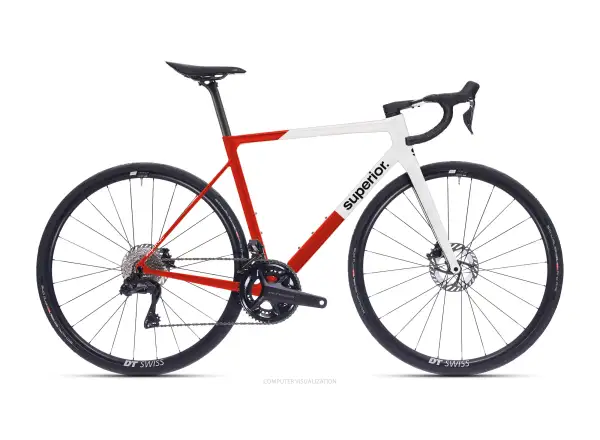 Superior RR 9.5 silniční kolo Gloss Red / White