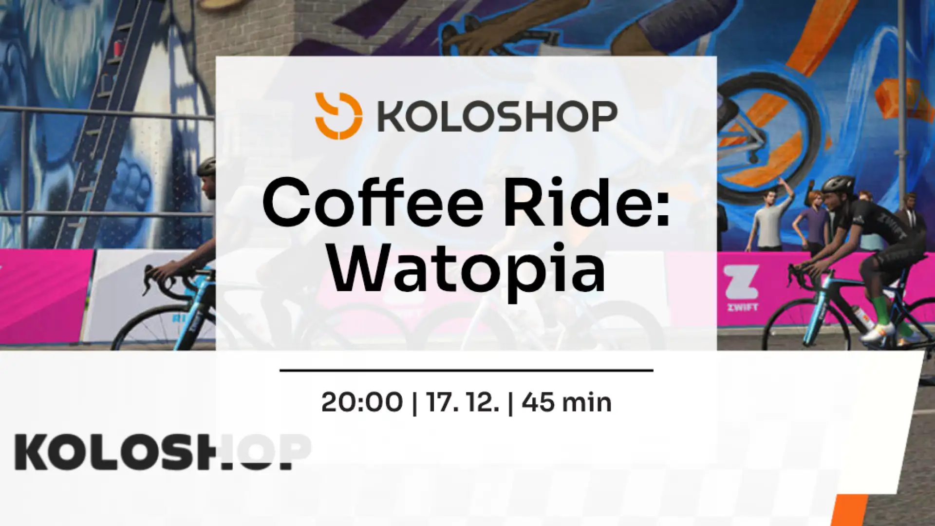 Koloshop x Zwift | Coffee Ride: Watopia