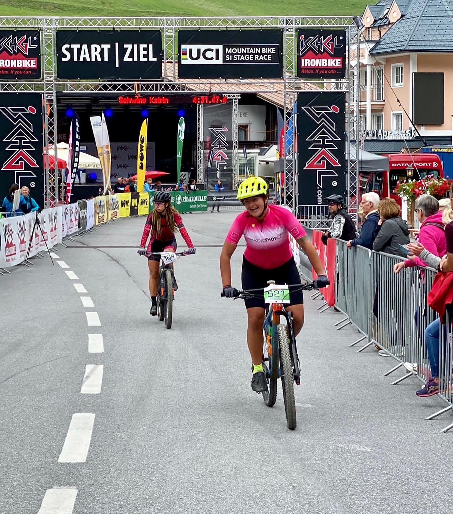 Laďka a Ischgl Iron Bike Marathon